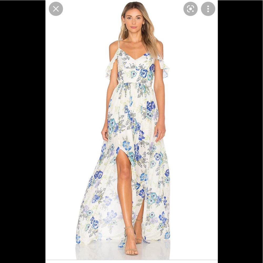 Amanda Uprichard Wren Cotton Maxi Dress in size Medium